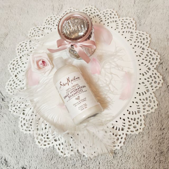 Shea Moisture Szampon do włosów, 100% Virgin Coconut Oil Daily Hydration Shampoo