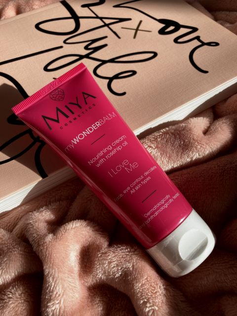 Miya Cosmetics myWONDERbalm, I love me, Krem do twarzy, Odżywczy, Olejek z róży
