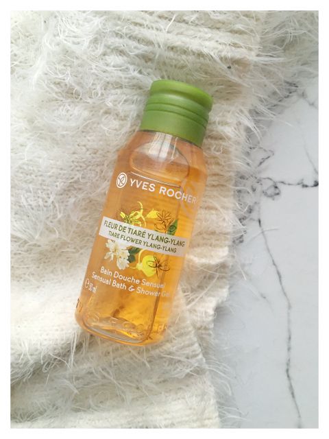 Yves Rocher Sensual Bath and Shower Gel, tiare flower ylang-ylang