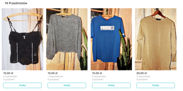 Pokaż swój profil na Vinted