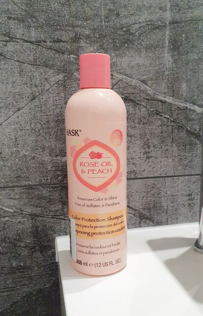 Hask Szampon do włosów, Rose Oil & Peach