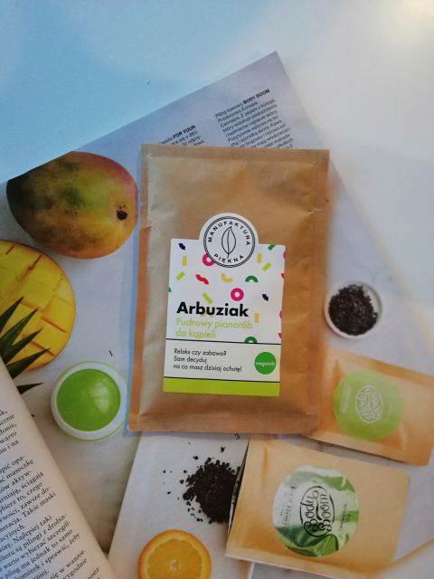 Marba Cosmetics Manufaktura Piękna, Pudrowy pianorób do kąpieli, Arbuziak