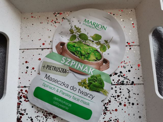 Marion Fit&Fresh, Maseczka do twarzy, Szpinak i pietruszka