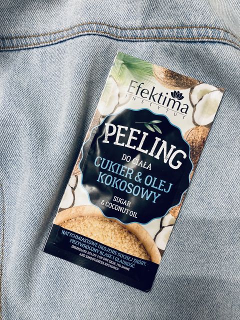 Efektima Peeling do ciała, Cukier i olej kokosowy