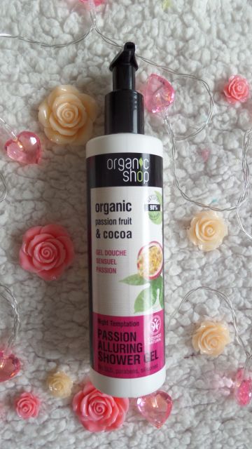 Organic Shop Żel pod prysznic, Nocna pokusa, Passion Fruit & Cocoa