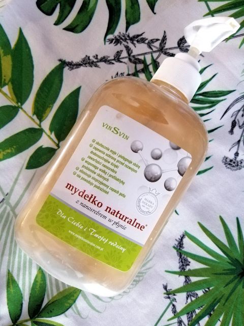 VINSVIN Mydło w płynie, Naturalne, Z nanosrebrem