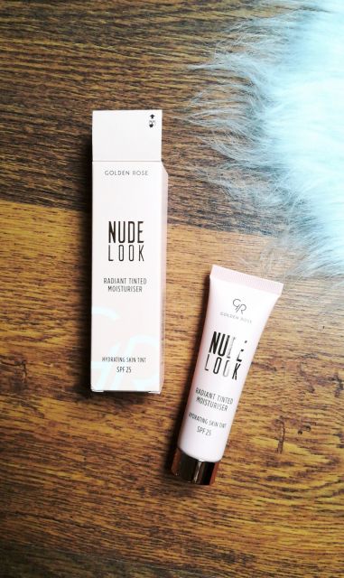 Golden Rose Nude Look, Radiant Tinted Moisturiser, Koloryzujący krem do twarzy z efektem rozświetlenia, nr 01 Fair Tint