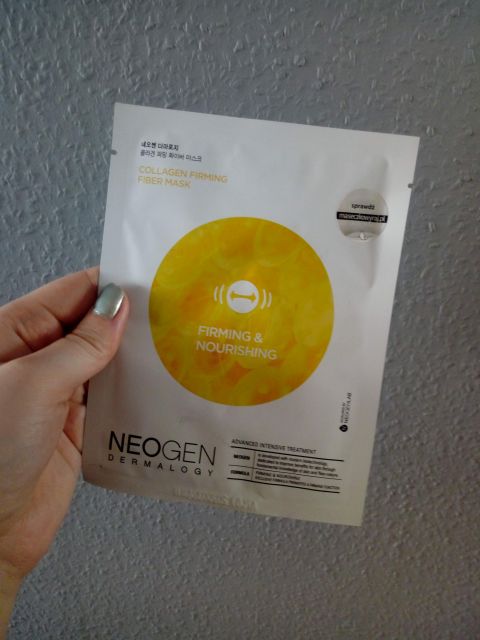 Neogen Dermalogy Maska do twarzy w płacie, Collagen Firming, Firming & Nourishing