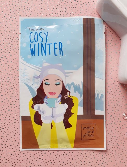 Mask Me Amore Maska do twarzy w płacie, Cosy Winter Face Mask data-recommend=
