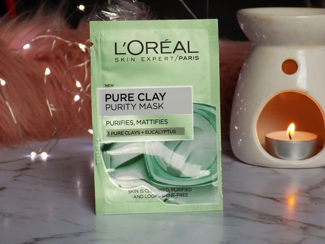 L'Oréal Czysta Glinka, Maska do twarzy, 3 glinki + ekstrakt z eukaliptusa, Oczyszcza i matuje data-recommend=