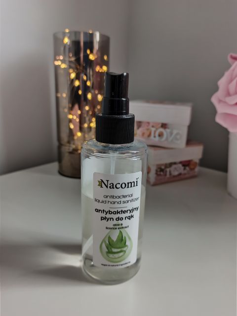 Nacomi Płyn do dezynfekcji dłoni, Antybakteryjny  data-recommend=