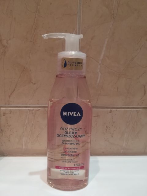Nivea Olejek do demakijażu, Do twarzy i oczu, Odżywczy, Z olejem makadamia, Cera sucha data-recommend=