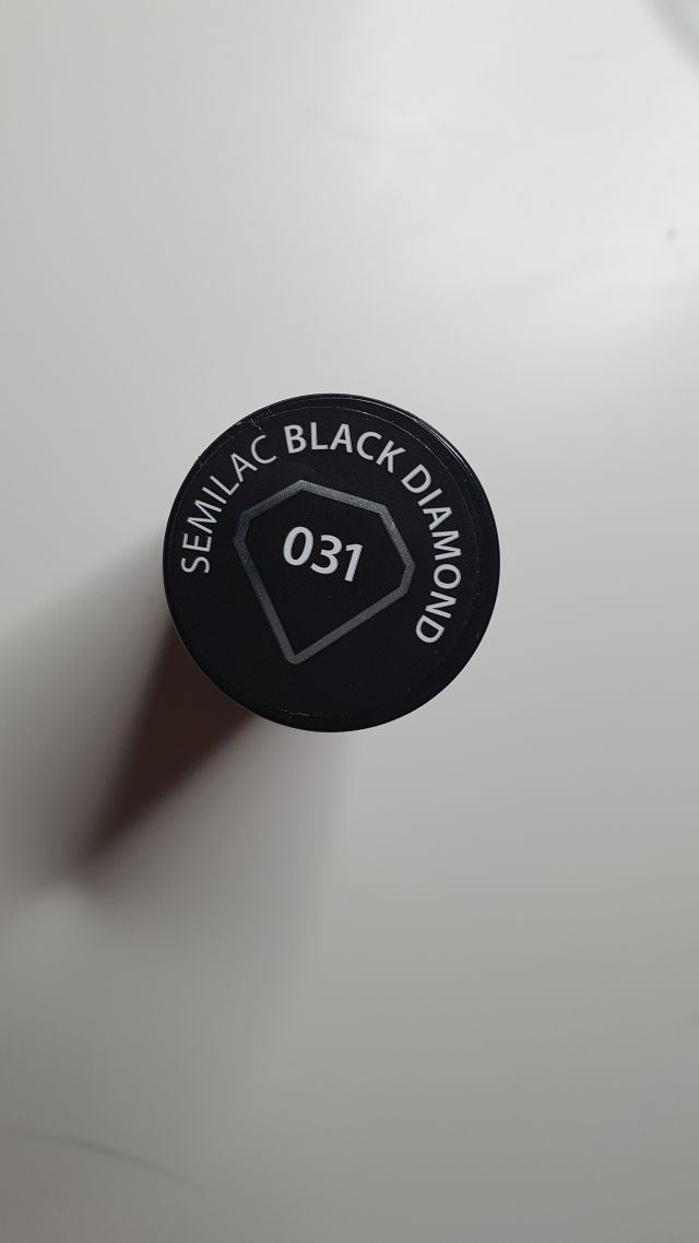 Semilac Lakier hybrydowy, 031 Black Diamond