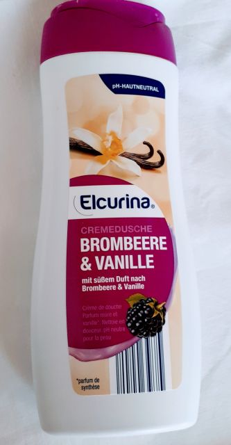 Elcurina - Żel pod prysznic, Brombeere & Vanille, opinie i recenzje
