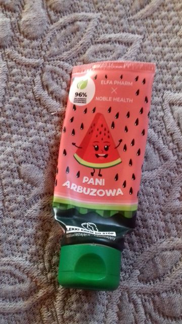 Elfa Pharm Elfa Pharm x Noble Health, Krem do stóp, Lekki, Pani Arbuzowa, Odświeżająco - nawilżający data-recommend=