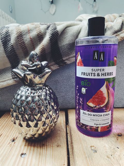 Aa żel do mycia ciała lawenda figa