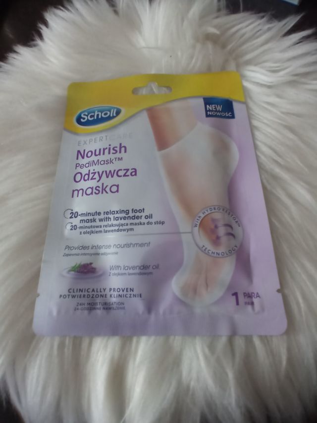 Scholl Maska do stóp, Nawilżająca, PediMask, Olejek lawendowy data-recommend=