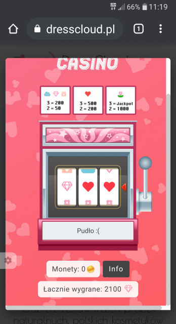 Walentynkowe kasyno DressCloud