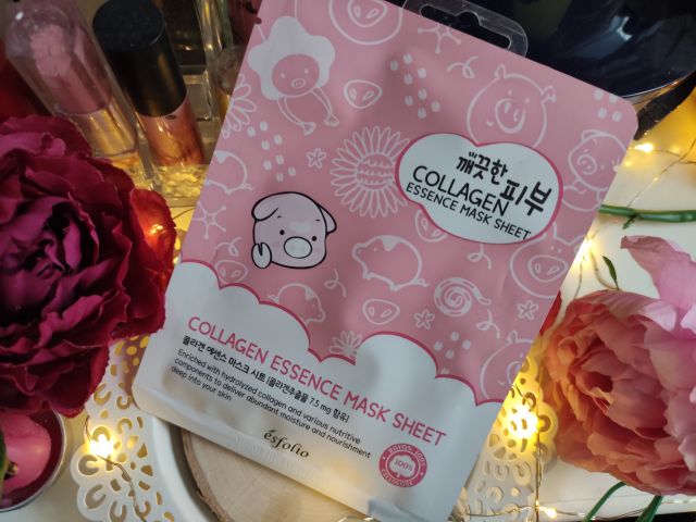 ésfolio Maska do twarzy w płacie, Collagen Essence Mask data-recommend=