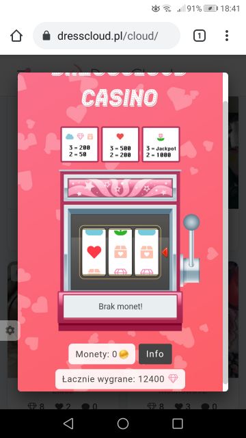 Walentynkowe kasyno DressCloud