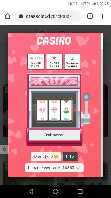 Walentynkowe kasyno DressCloud