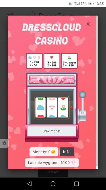 Walentynkowe kasyno DressCloud