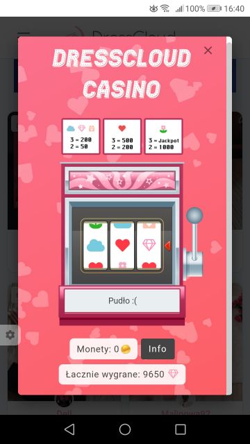 Walentynkowe kasyno DressCloud