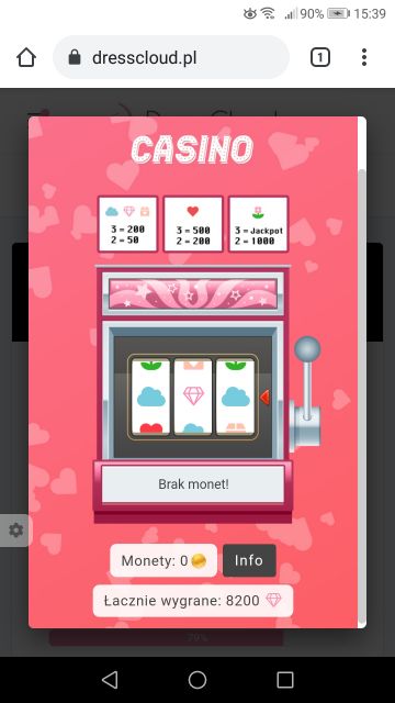 Walentynkowe kasyno DressCloud