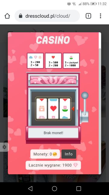 Walentynkowe kasyno DressCloud