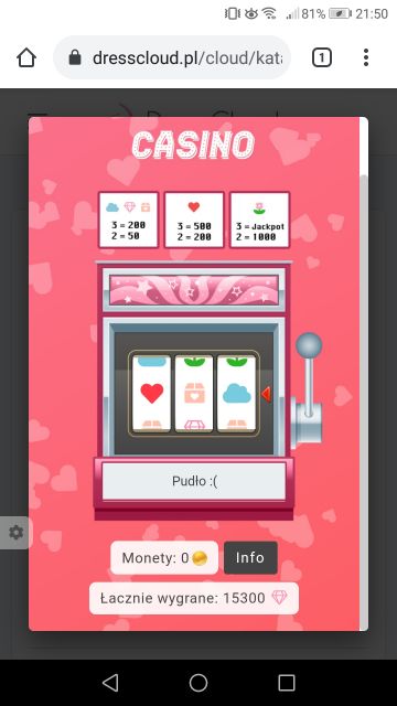 Walentynkowe kasyno DressCloud