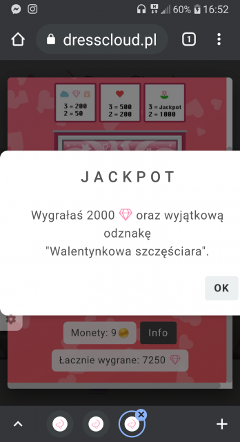 Walentynkowe kasyno DressCloud