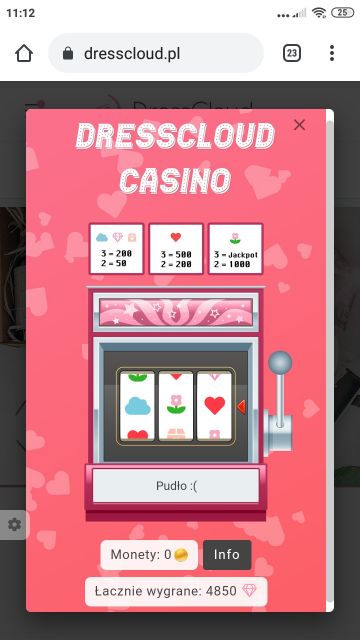 Walentynkowe kasyno DressCloud