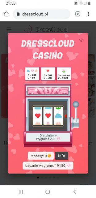 Walentynkowe kasyno DressCloud