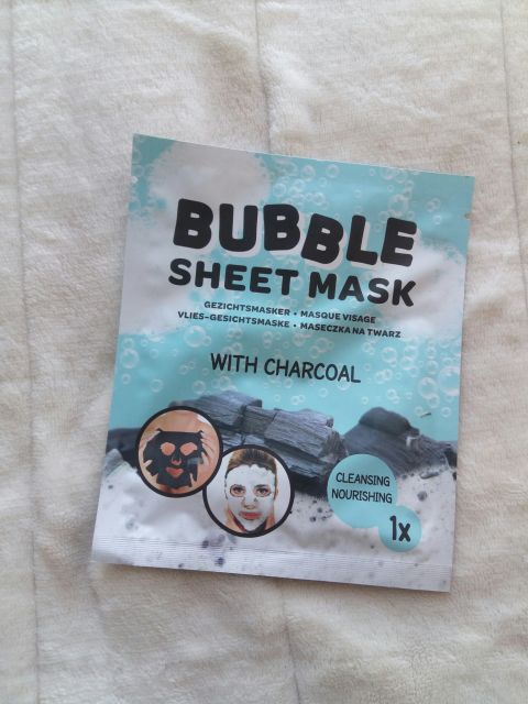 Mascot Europe Bubble Sheet Mask, Maseczka do twarzy, Bąbelkowa, Charcoal