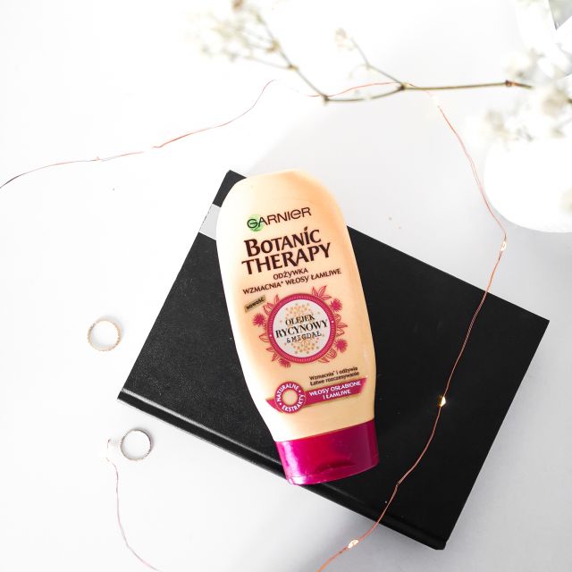Garnier Botanic Therapy, Olejek rycynowy i Migdał, Odżywka do włosów osłabionych i łamliwych