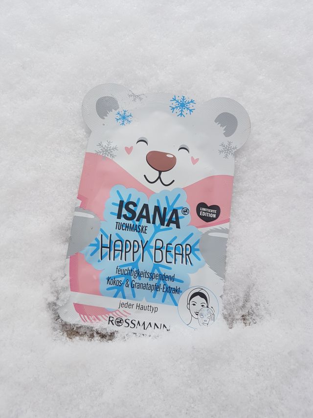 Isana Maska do twarzy w płacie, Happy Bear