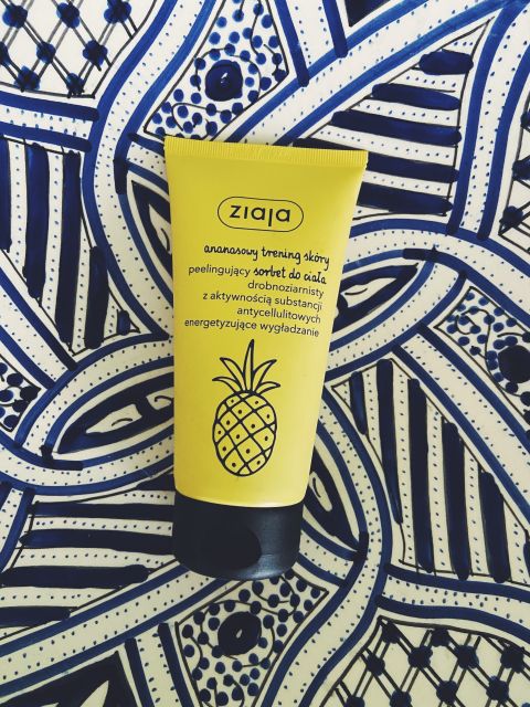 Ziaja ananasowy trening skóry sorbet peelingujący