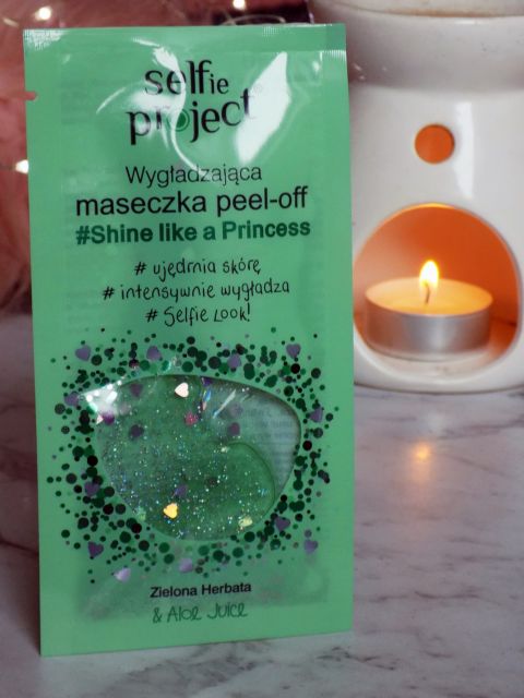 Selfie Project Maska do twarzy, Peel-off, Wygładzająca, #Shine like a Princess