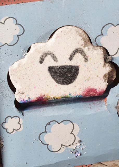 Pretty Suds Chmurka do kąpieli, Hygge Rainbow Cloud