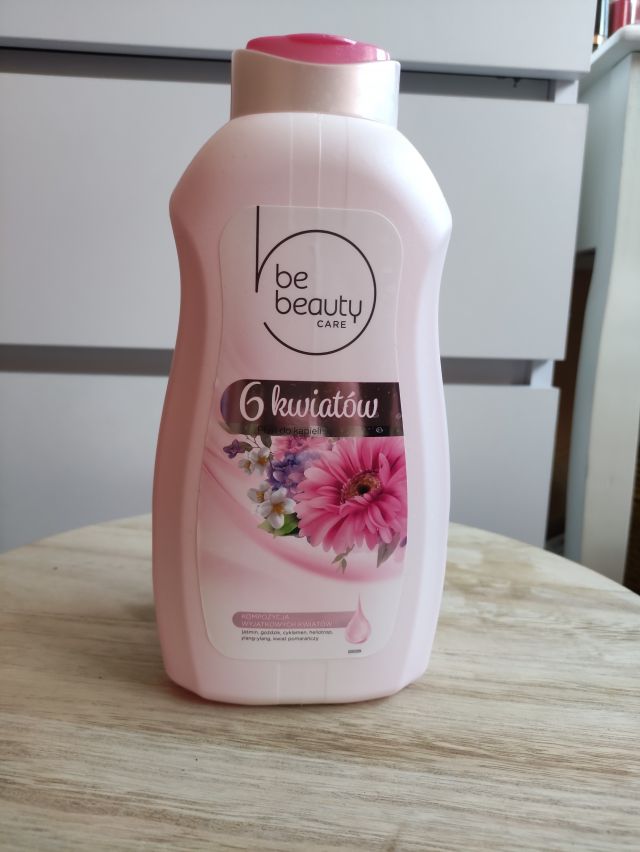 BeBeauty Care, Płyn do kąpieli, 6 kwiatów, jaśmin, goździk, cyklamen, helitrop, ylang-ylang, kwiat pomarańczy