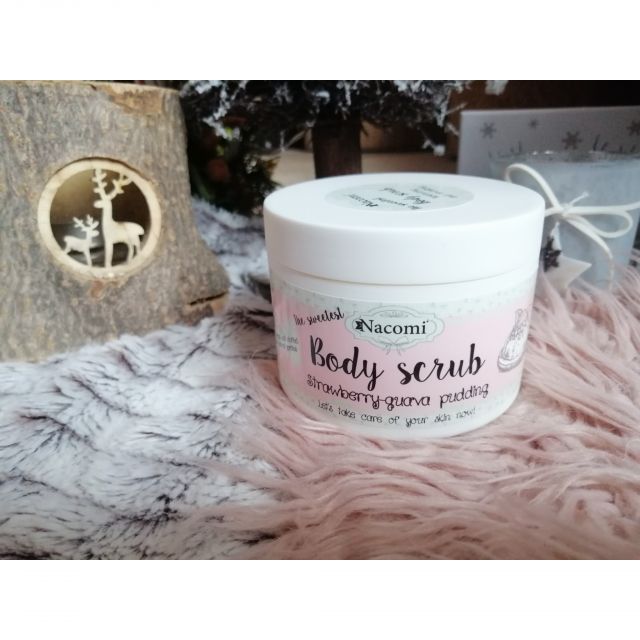 Nacomi Peeling do ciała, Body Scrub, Strawberry & Guawa pudding