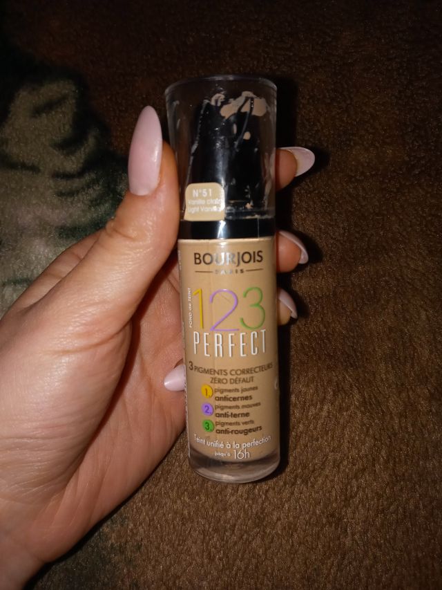 Bourjois 123 Perfect Foundation, Podkład do twarzy, 51 Light Vanilla