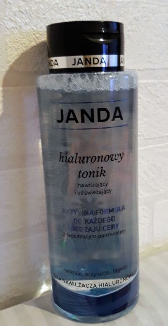 Janda Hialuronowy tonik nawilżający i odświeżający 