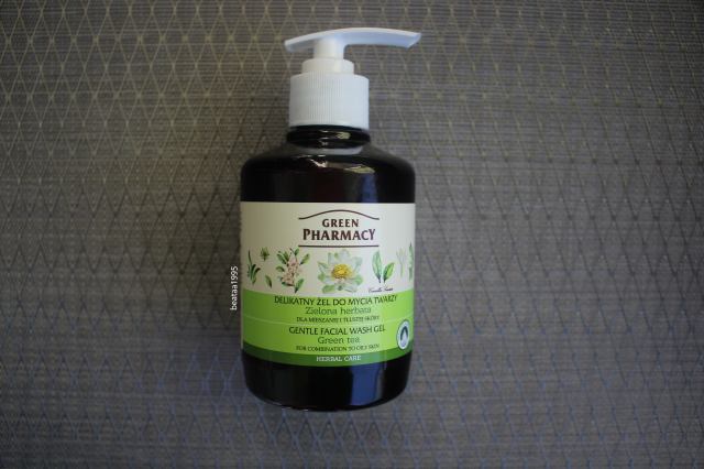 Green Pharmacy Żel do mycia twarzy, Delikatny, Zielona herbata