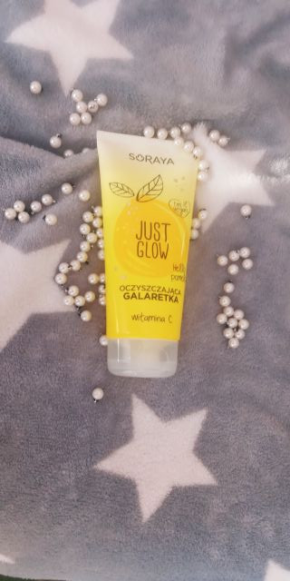 Soraya Just Glow, Galaretka do mycia twarzy, Oczyszczająca, Z efektem glow