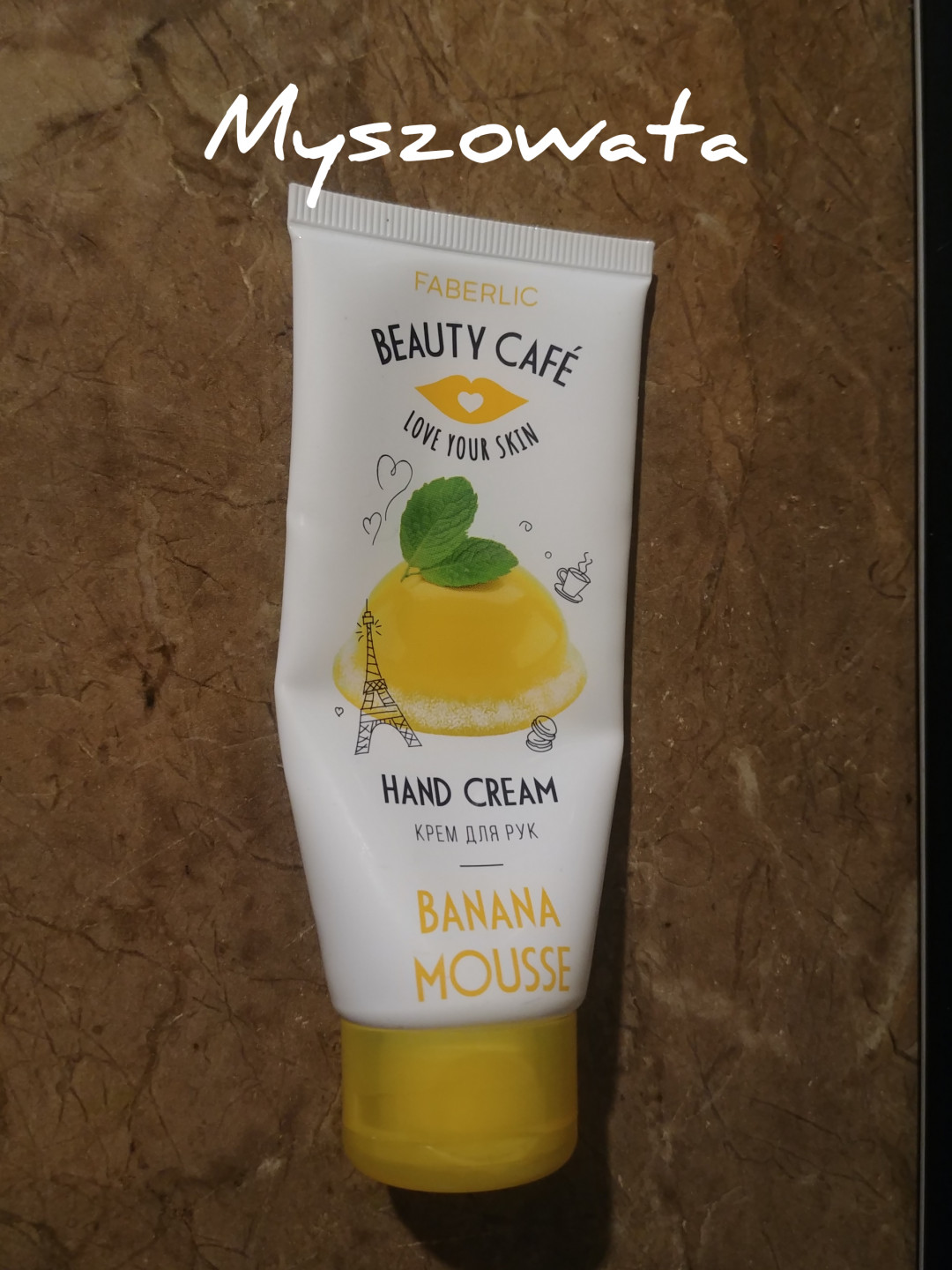 Faberlic - Beauty Cafe, Krem do rąk, Bananowy | Opinia, realne zdjęcie