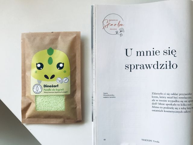 Marba Cosmetics Manufaktura Piękna, Perełki do kąpieli, Dinożarł