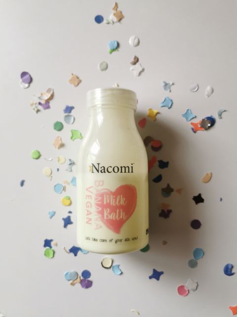 Nacomi Mleko do kąpieli, Milk Bath, Banan