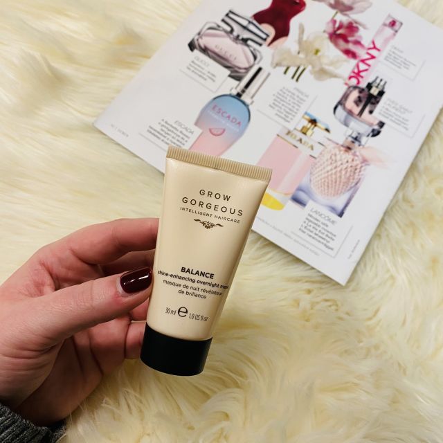 Grow Gorgeous Balance Overnight mask, maska całonocna na włosy