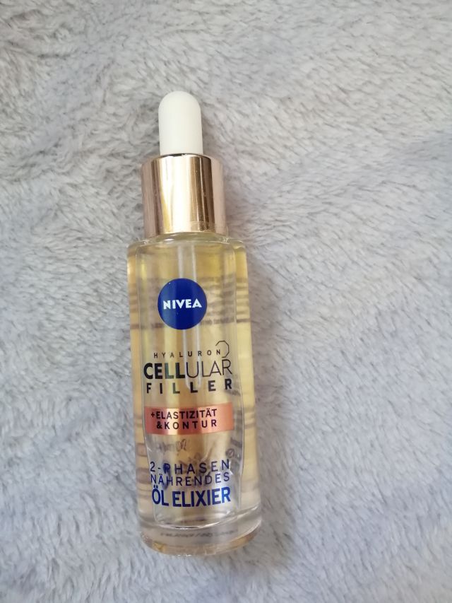 Nivea Hyaluron Cellular Filler, Eliksir w olejku do twarzy, Dwufazowy